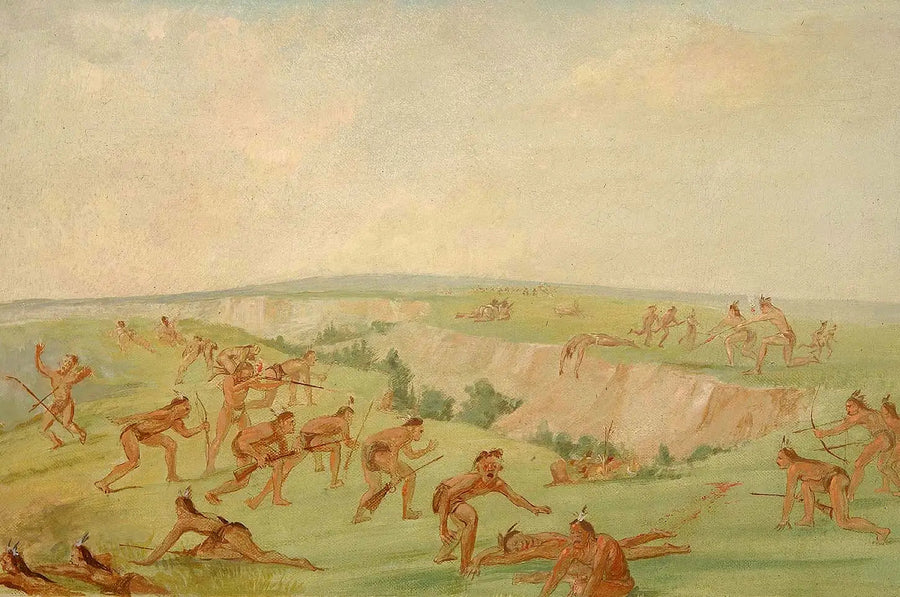 Mandan-angriper en gruppe Arikara - George Catlin

Source:
Mandan attaquant un groupe d'Arikara - George Catlin