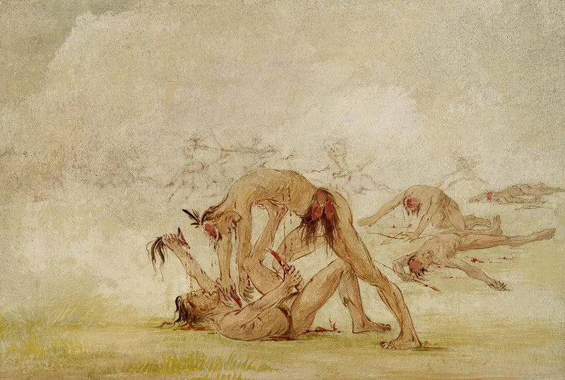 Mandan skaller en fiende - George Catlin

Source:
Mandan scalpant un ennemi - George Catlin