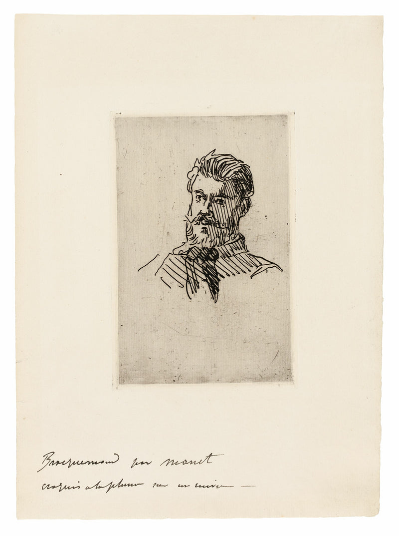 Portrait de Félix Bracquemond - Édouard Manet