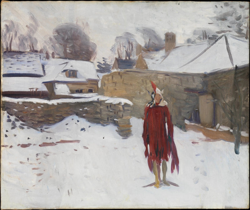 Mannequin i snøen - John Singer Sargent