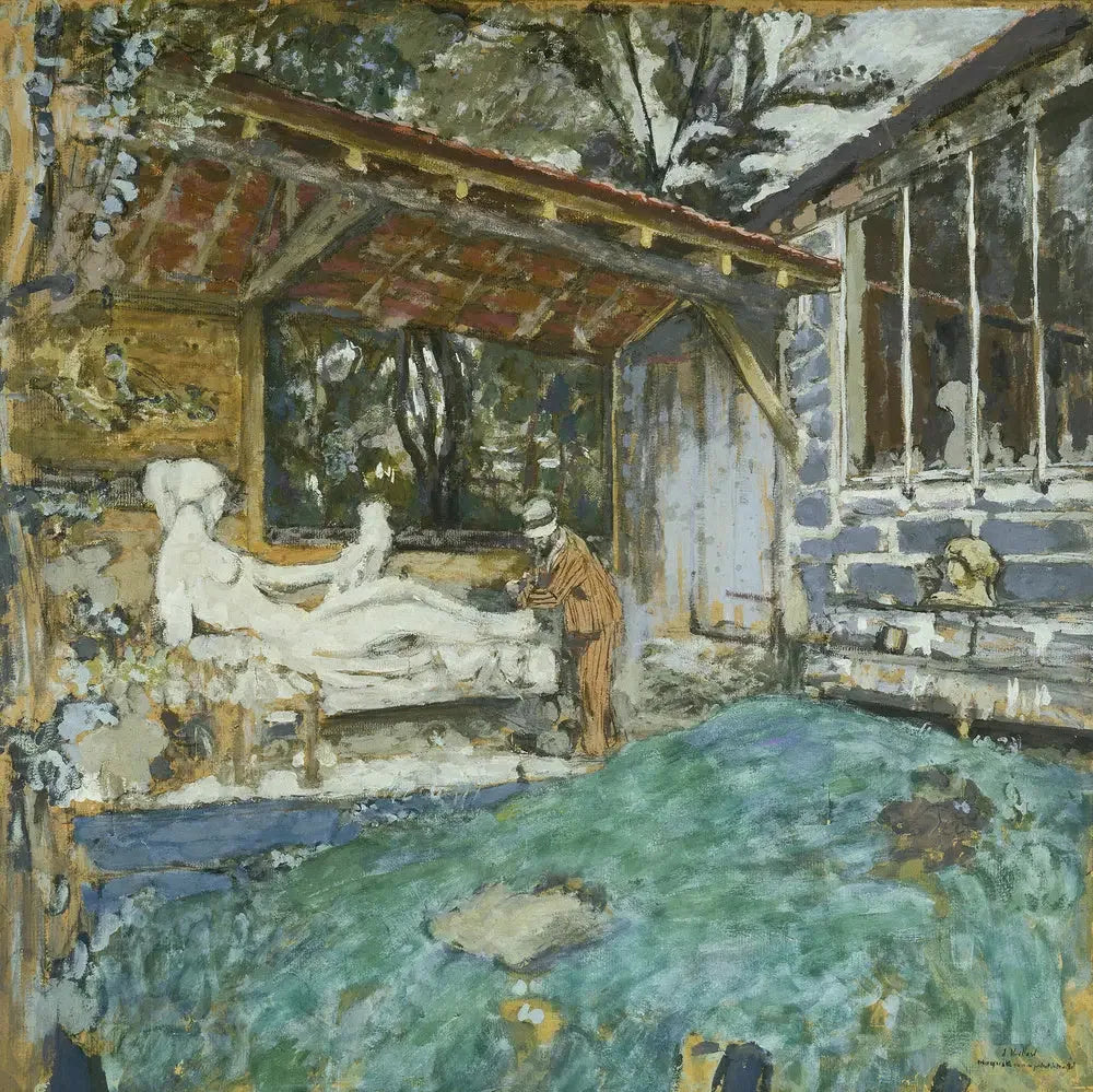 Maquette pour un portrait de Maillol - Édouard Vuillard image 1 reproduction artisanale de tableau