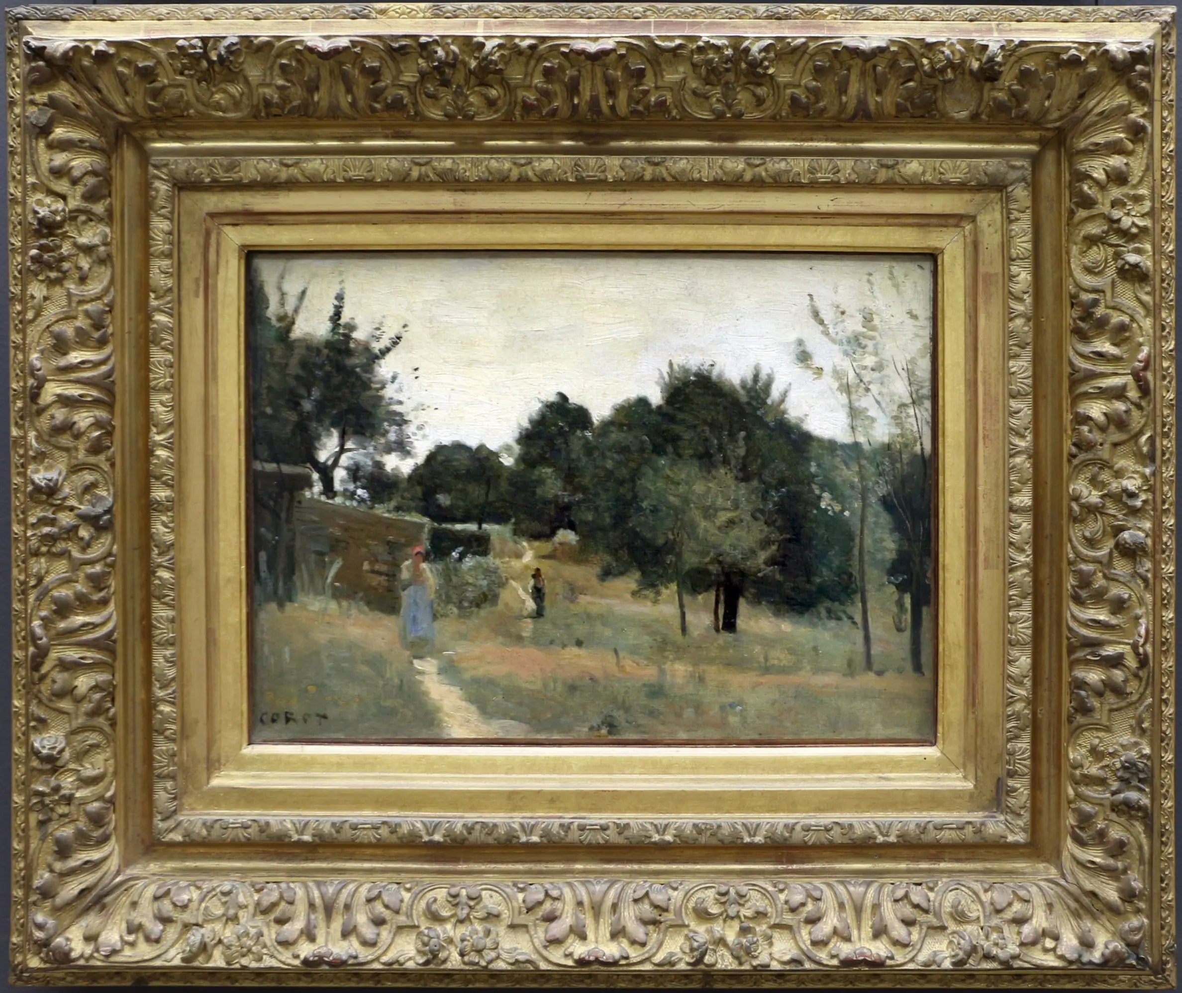 Marcoussis. Un verger le matin - Jean-Baptiste Camille Corot - Alpha Reproduction