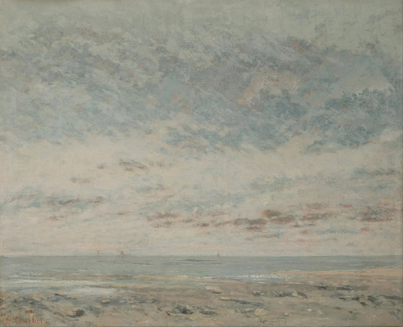Lavvann i Trouville - Gustave Courbet