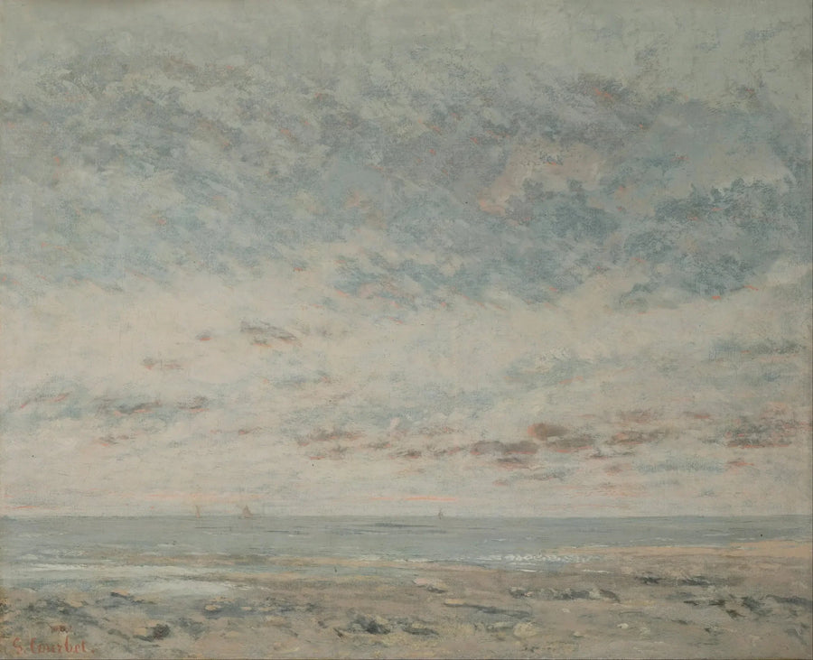 Lavvann i Trouville - Gustave Courbet