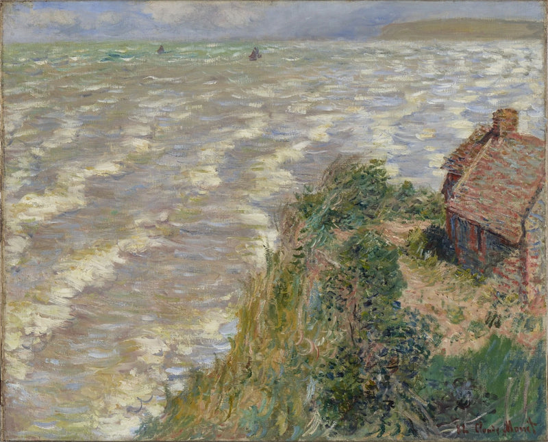 Stigende tidevann i Pourville W740 - Claude Monet