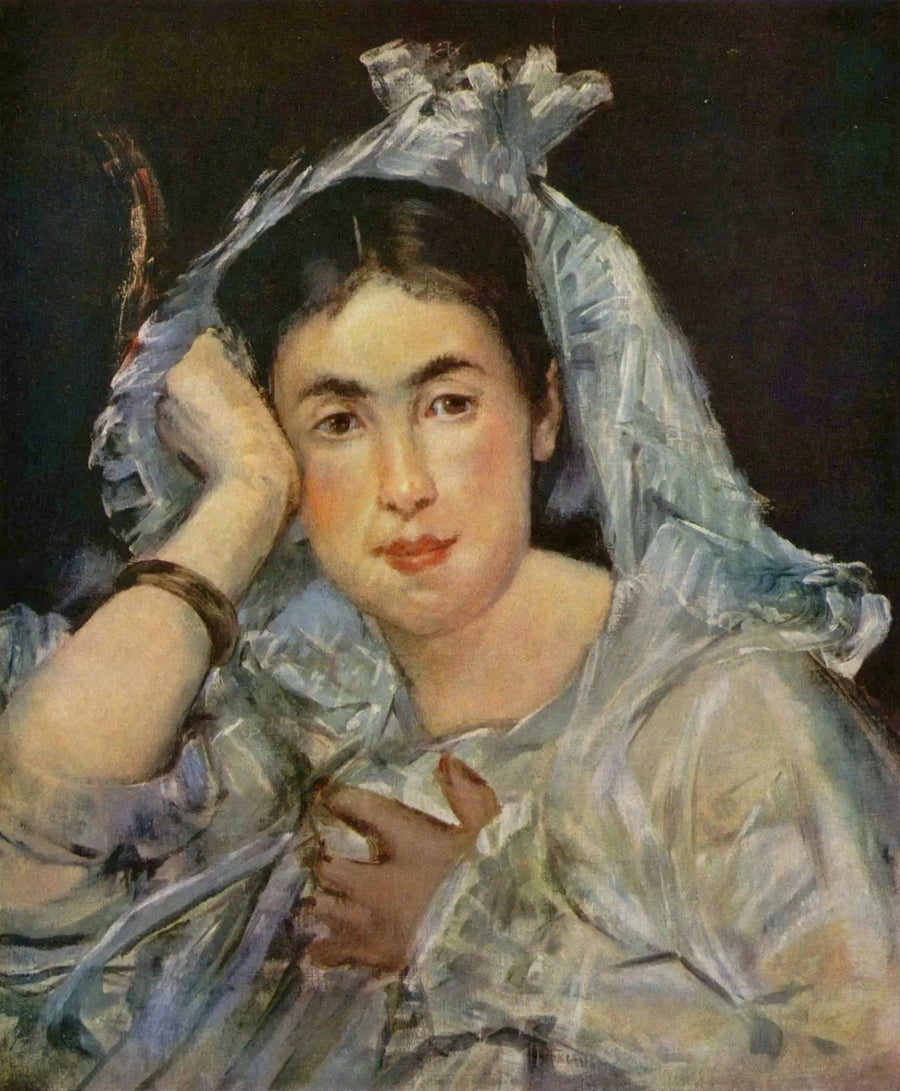Marguerite de Conflans med hette - Édouard Manet