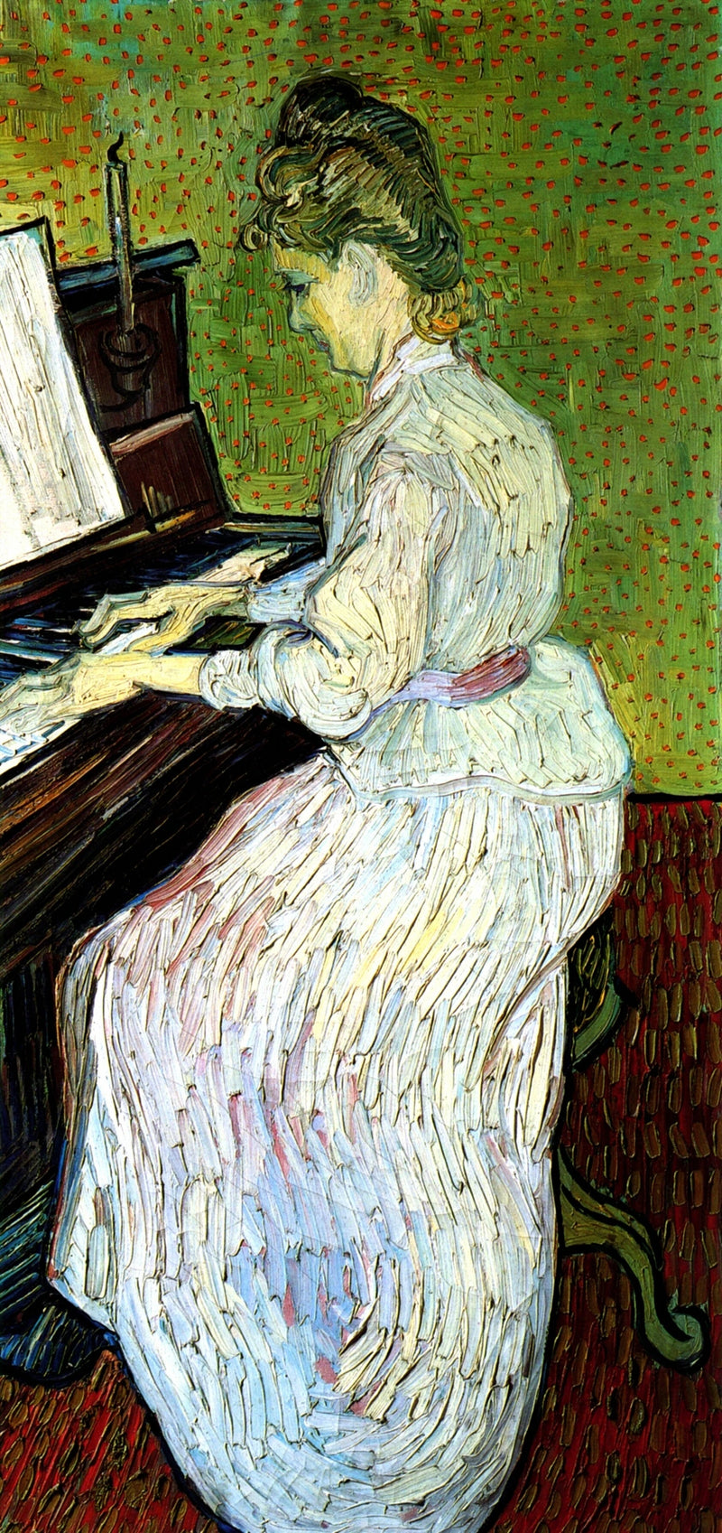 Frøken Gachet ved pianoet - Vincent van Gogh