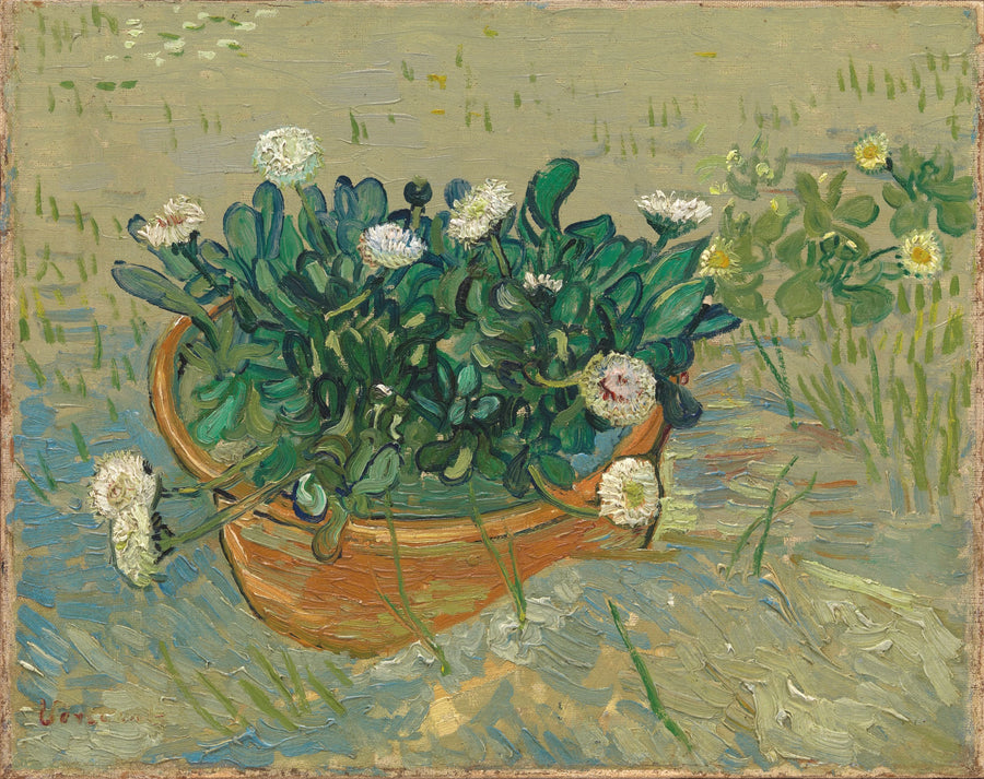 Stilleben: bol med tusenfryd - Vincent van Gogh