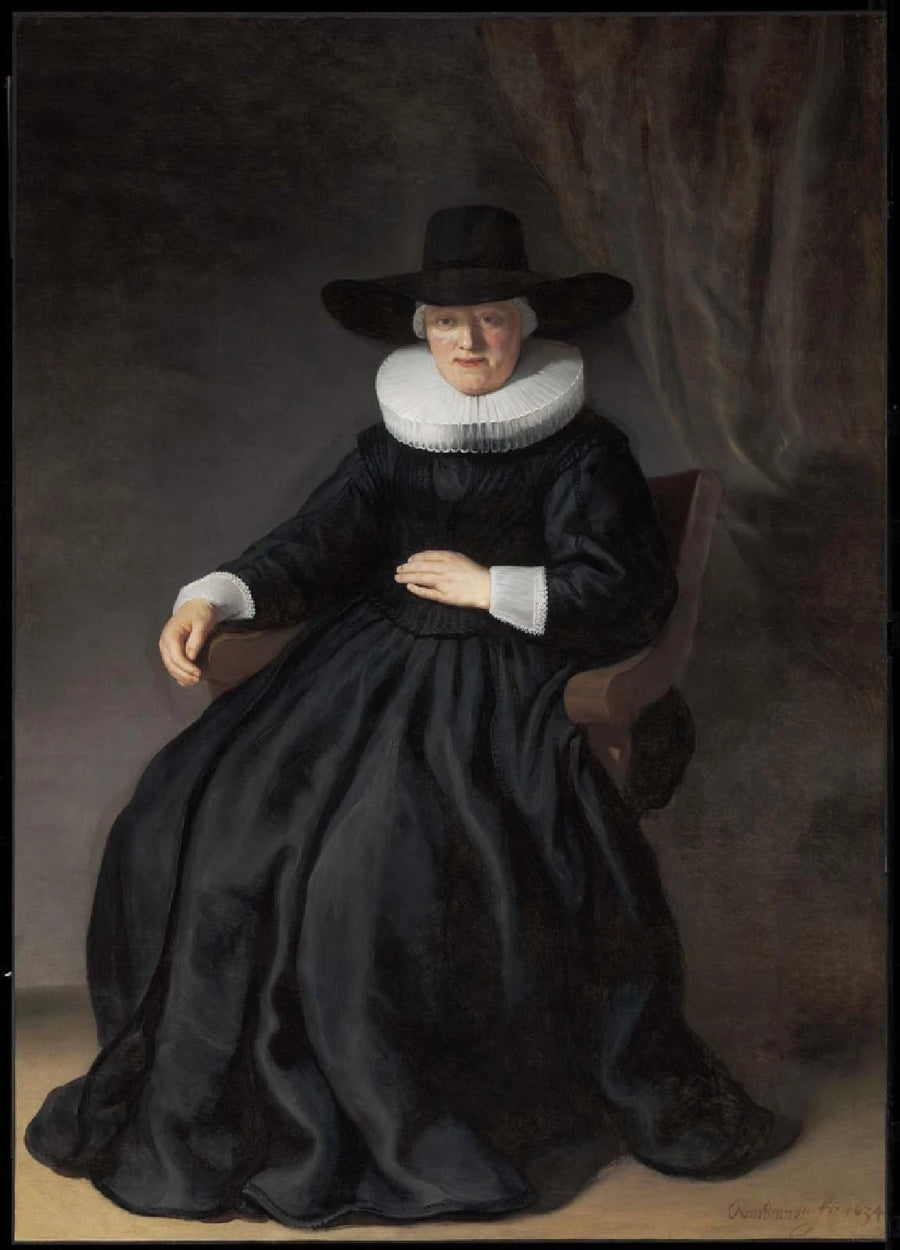 Portrett av Maria Bockenolle - Rembrandt