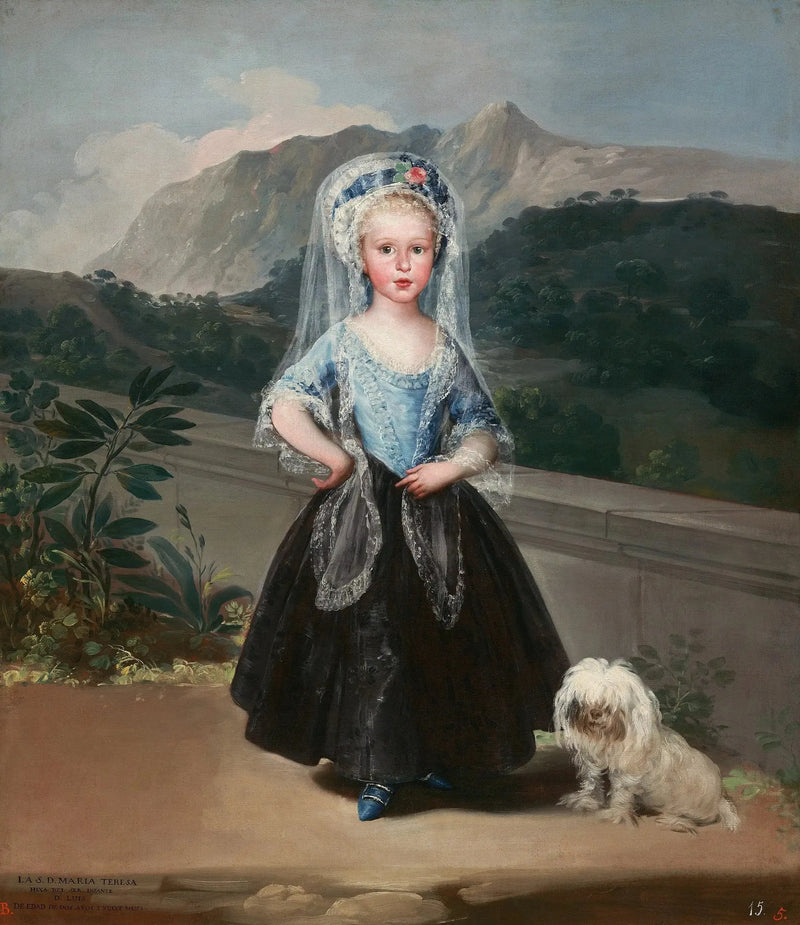 María Teresa av Bourbon og Vallabriga, senere Grevinne av Chinchón - Francisco de Goya
