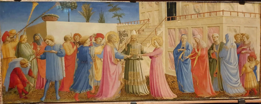 Jomfru Marias bryllup - Fra Angelico

Source:
Mariage de la Vierge - Fra Angelico