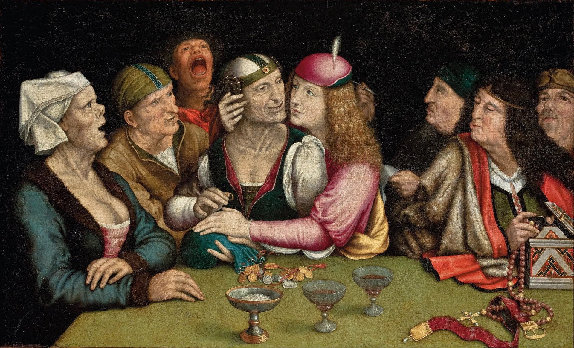 Mariage mal assorti - Quentin Metsys image 1 copie peinte à la main à l’huile