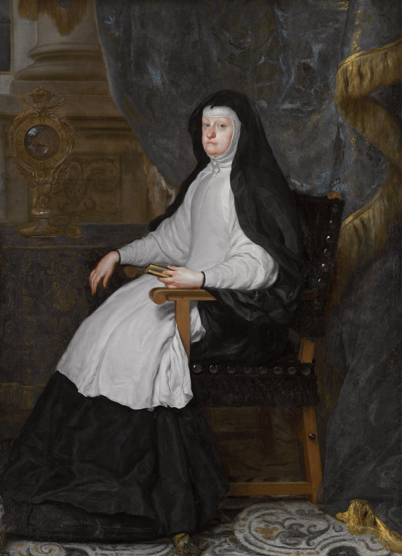 Mariana av Østerrike, dronning Philippe IV av Spania, som enke - Claudio Coello