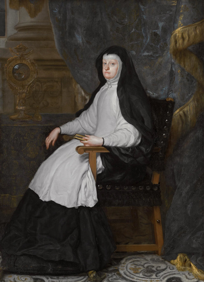 Mariana av Østerrike, dronning Philippe IV av Spania, som enke - Claudio Coello