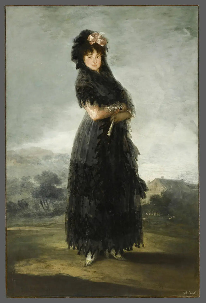 Mariana Waldstein, markise av Santa Cruz - Francisco de Goya