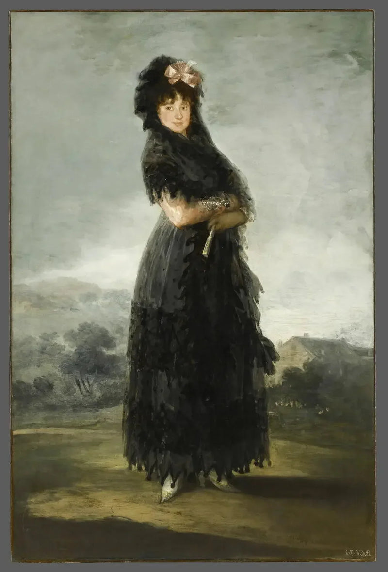 Mariana Waldstein, markise av Santa Cruz - Francisco de Goya