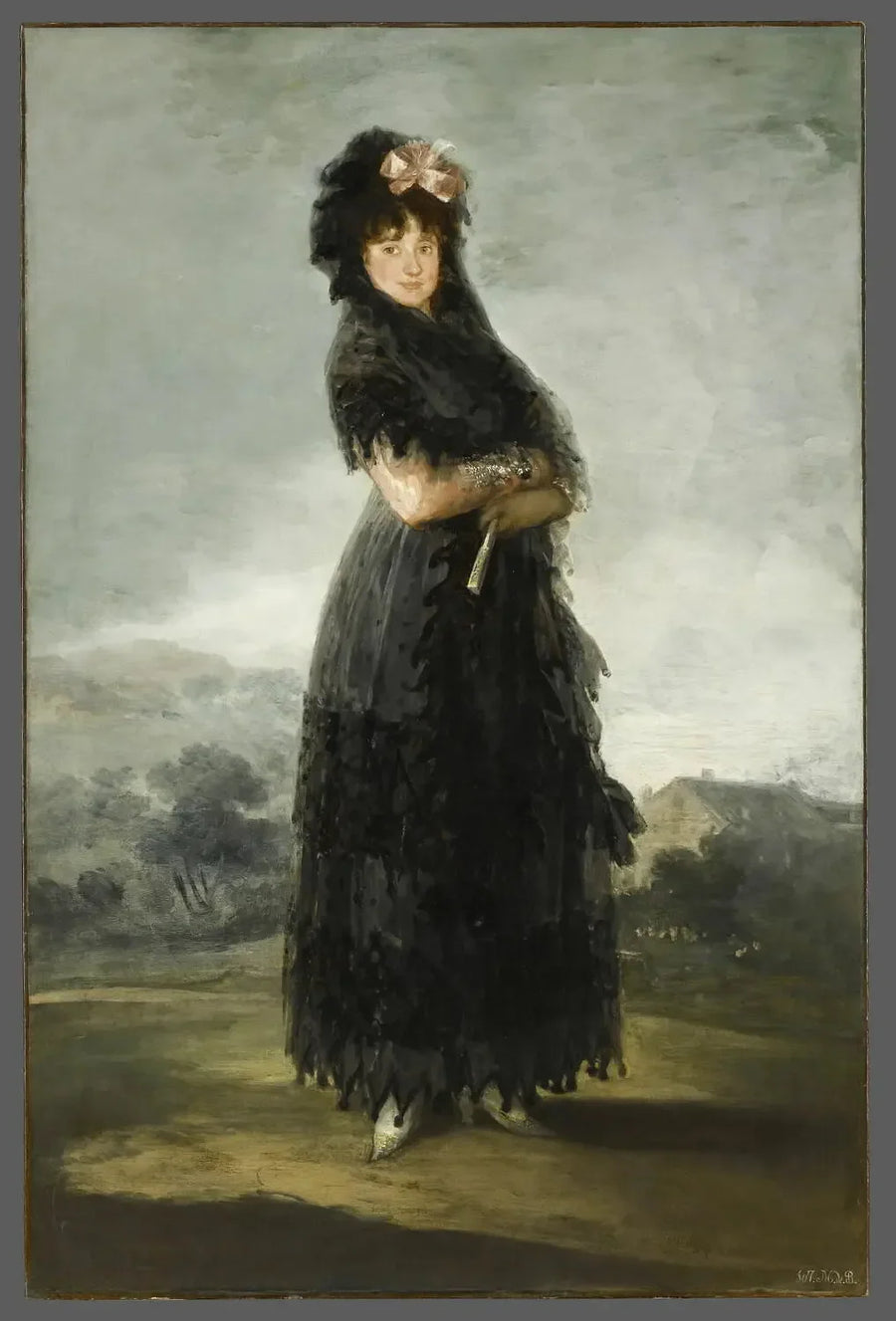 Mariana Waldstein, markise av Santa Cruz - Francisco de Goya