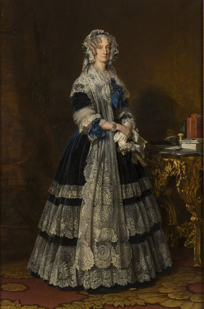 Marie-Amélie de Bourbon, prinsesse av De to Sicilia, dronning av Frankrike (1782-1866) - Franz Xaver Winterhalter

Source:
Marie-Amélie de Bourbon, princesse des Deux Siciles, reine des Français (1782-1866) - Franz Xaver Winterhalter