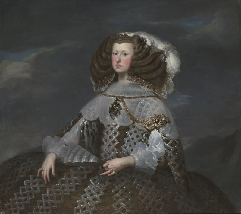 Marie-Anne d'Autriche, dronning av Spania (1635-1696), regent - Diego Velázquez