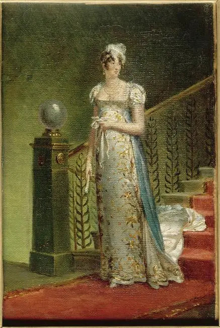 Marie-Annuciade-Caroline Bonaparte, dronning av Napoli, ved Elysée-palasset (1782-1839) - François Gérard

Source:
Marie-Annuciade-Caroline Bonaparte, reine de Naples, au palais de l'Elysée (1782-1839) - François Gérard