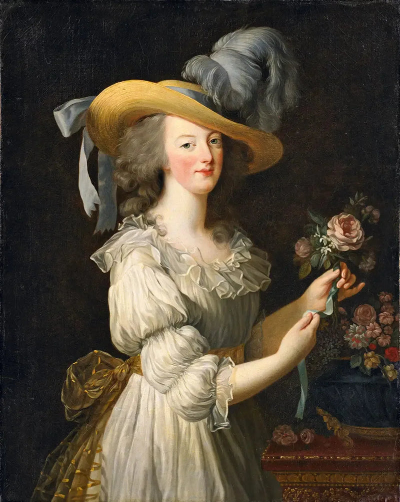 Marie-Antoinette i gaulle - Élisabeth Vigée Le Brun

Source:
Marie-Antoinette en gaulle - Élisabeth Vigée Le Brun