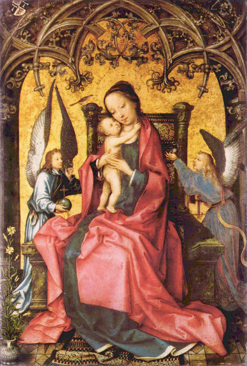 Marie med barnet - Hans Holbein den eldre