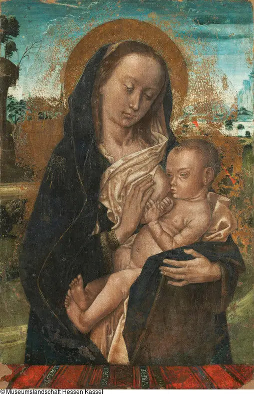 Maria med barnet Jesus - Hugo van der Goes