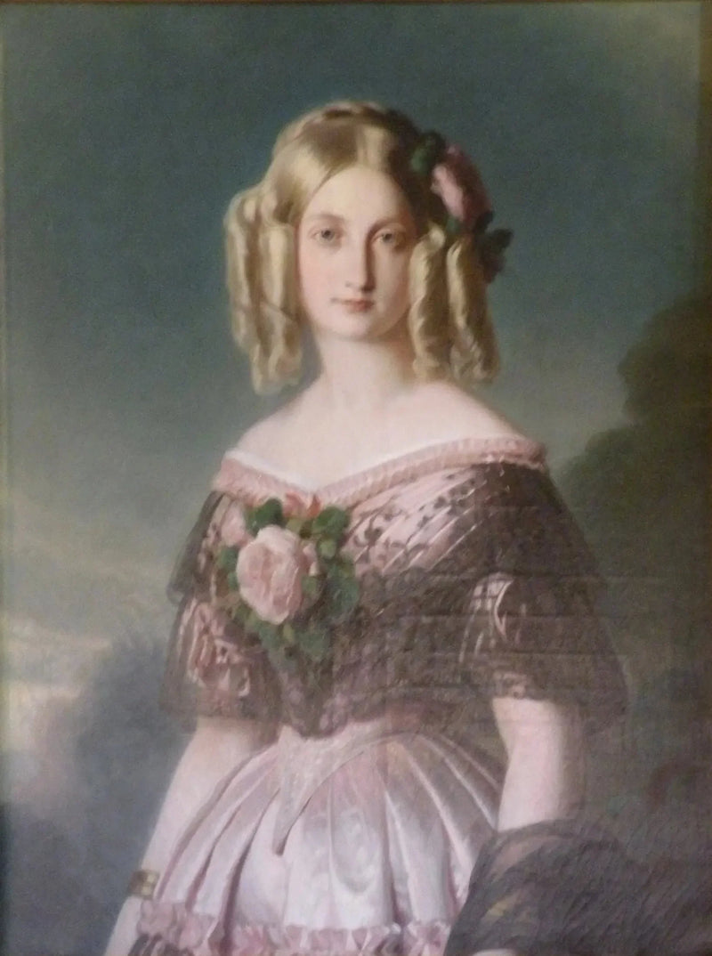 Marie-Caroline-Auguste de Bourbon-Salerne, hertuginne av Aumale - Franz Xaver Winterhalter

Source:
Marie-Caroline-Auguste de Bourbon-Salerne, duchesse d'Aumale - Franz Xaver Winterhalter