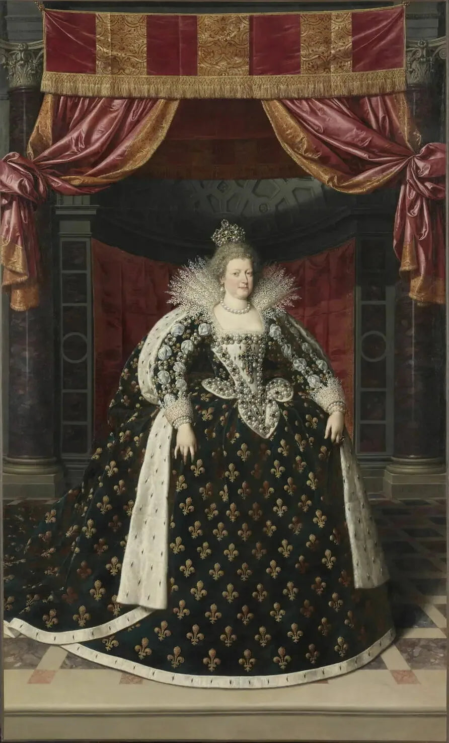 Marie de Médicis, dronning av Frankrike - Frans Pourbus den Yngre

Source:
Marie de Médicis, reine de France - Frans Pourbus the Younger