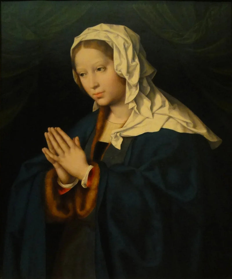 Maria i bønn - Joos van Cleve