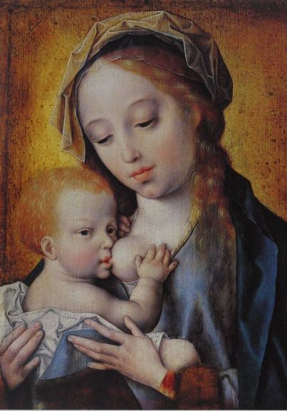 Marie gravid - Joos van Cleve