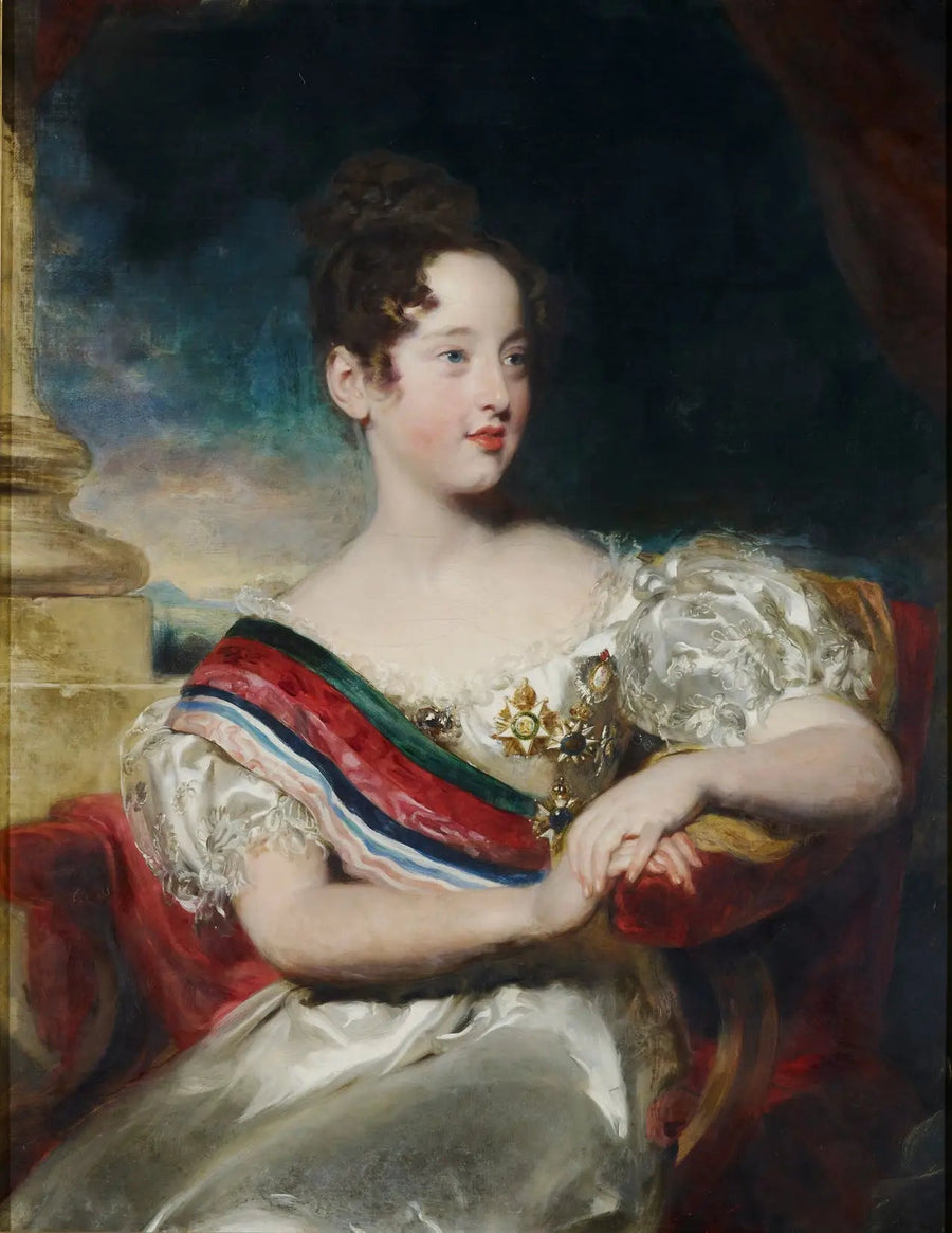 Marie II, dronning av Portugal (1819-1853) - Thomas Lawrence