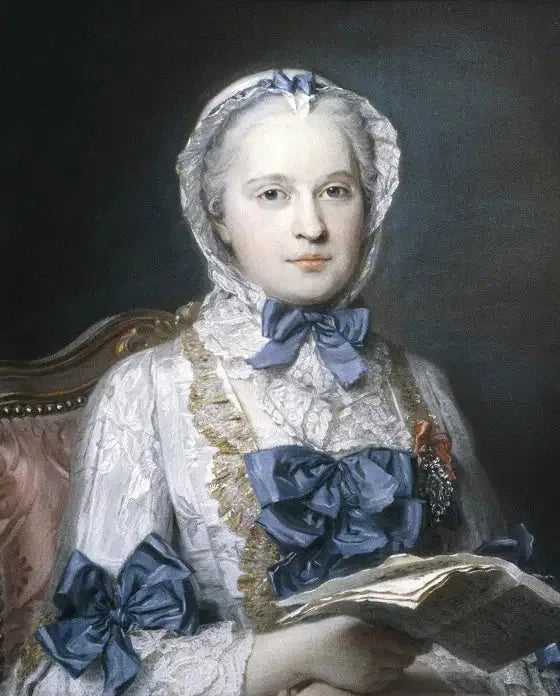 Marie-Josèphe av Sachsen, dauphine (1731-1767) - Maurice-Quentin de La Tour