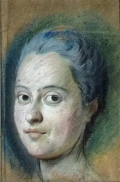 Marie-Josèphe av Sachsen, dauphine av Frankrike (1731-1767) - Maurice-Quentin de La Tour