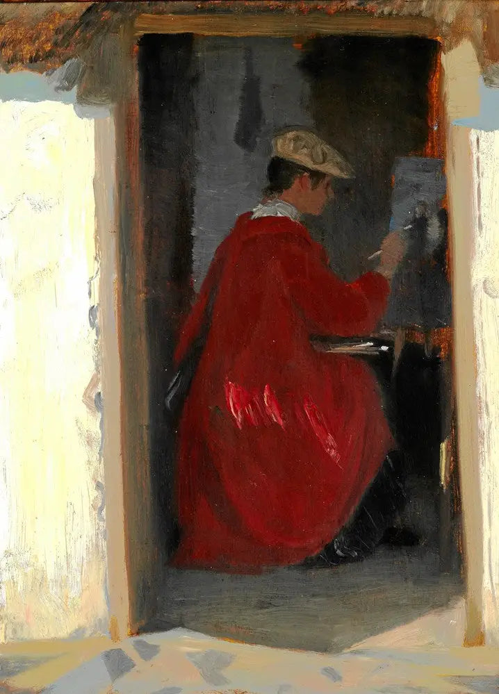 Marie Krøyer maler i Ravello - Peder Severin Krøyer