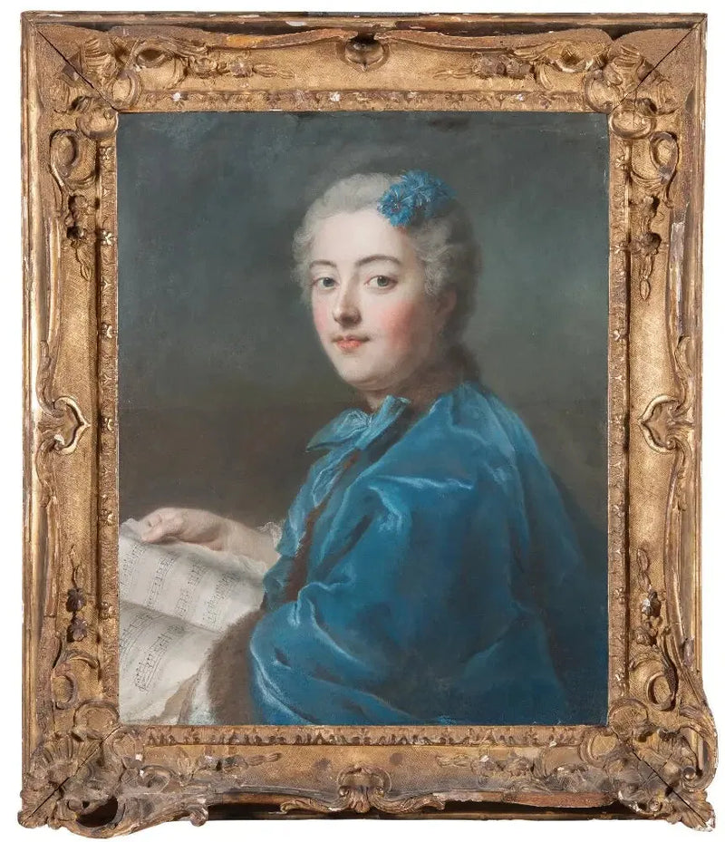 Marie-Sophie de Courcillon, hertuginne av Pecquigny, prinsesse av Rohan - Maurice-Quentin de La Tour