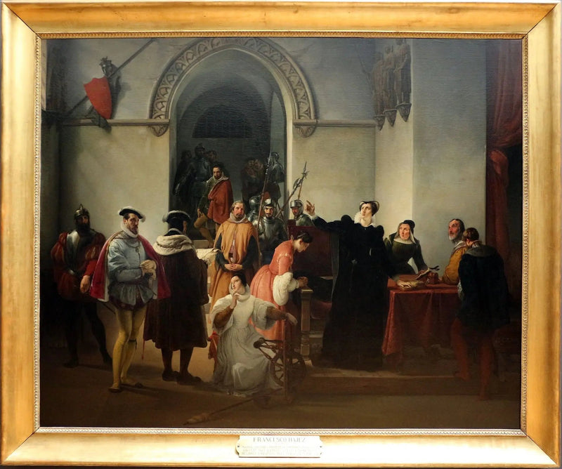 Marie Stuart protestant de son uskyld ved lesingen av sin dødsdom - Francesco Hayez

Source:
Marie Stuart protestant de son innocence à la lecture de sa condamnation à mort - Francesco Hayez