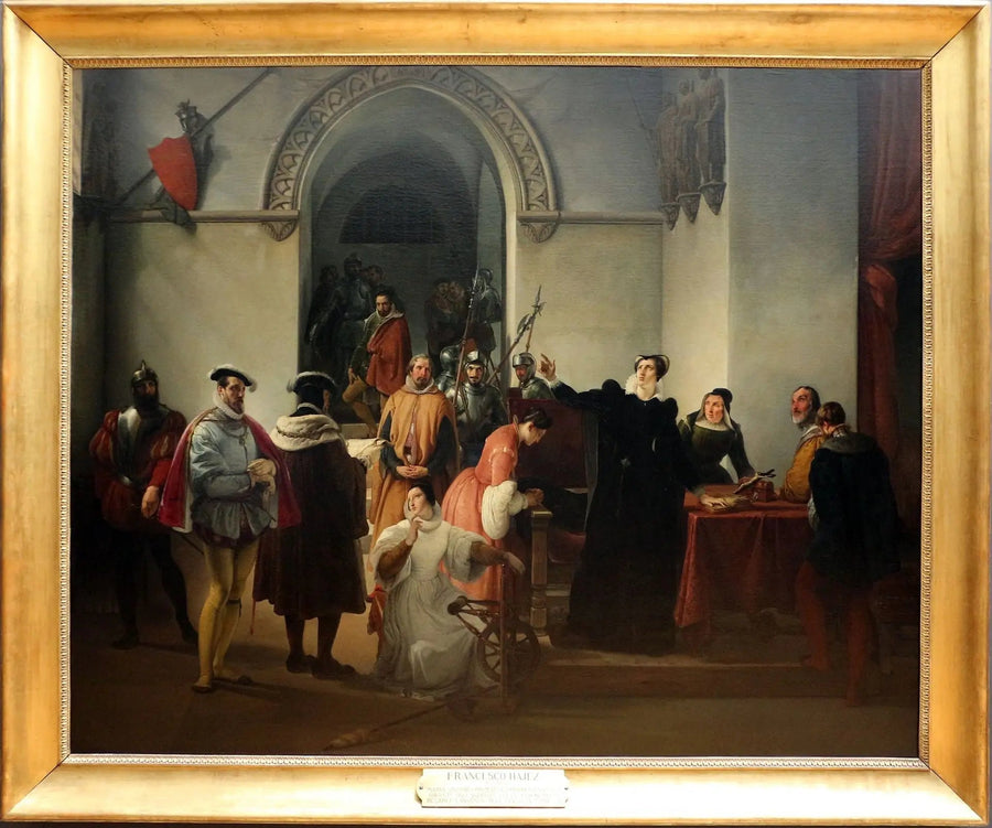 Marie Stuart protestant de son uskyld ved lesingen av sin dødsdom - Francesco Hayez

Source:
Marie Stuart protestant de son innocence à la lecture de sa condamnation à mort - Francesco Hayez