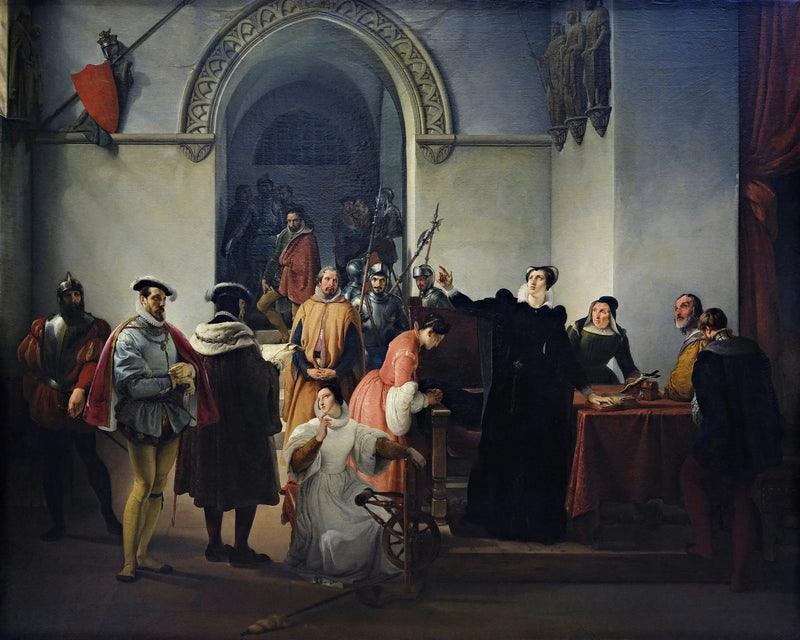 Marie Stuart protestant de son uskyld ved lesingen av sin dødsdom - Francesco Hayez

Source:
Marie Stuart protestant de son innocence à la lecture de sa condamnation à mort - Francesco Hayez