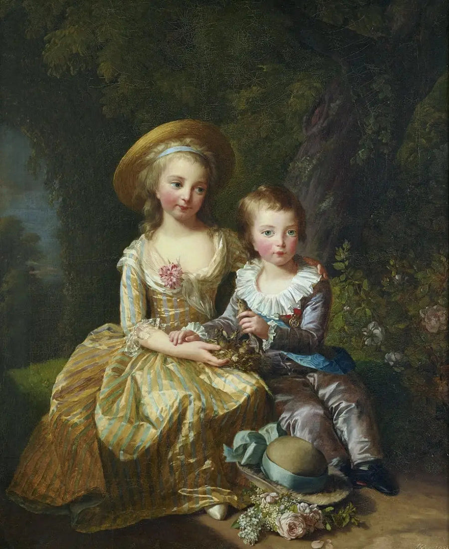 Marie-Thérèse og hennes bror delfinen - Élisabeth Vigeé Le Brun

Source:
Marie-Thérèse et son frère le dauphin - Élisabeth Vigée Le Brun