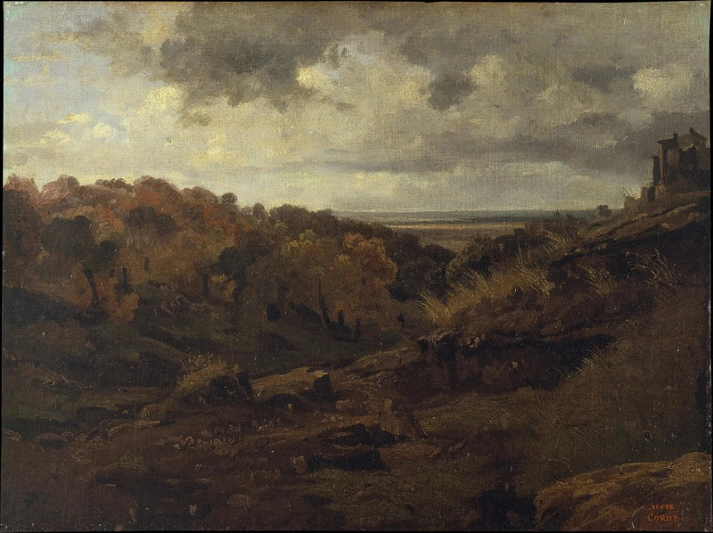 Marin. Stor skogkledd dal - Jean-Baptiste Camille Corot