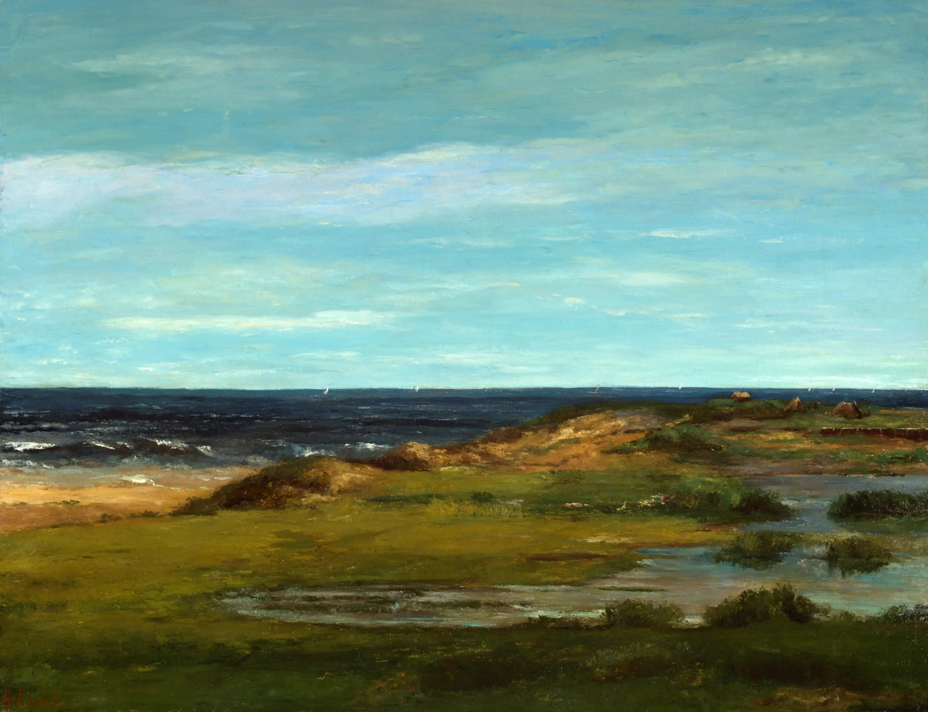 Marin - Gustave Courbet image 1 reproduction de peinture à l’huile