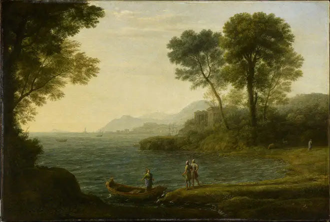 Marine med innseiling av Carlo og Ubaldo - Claude Lorrain