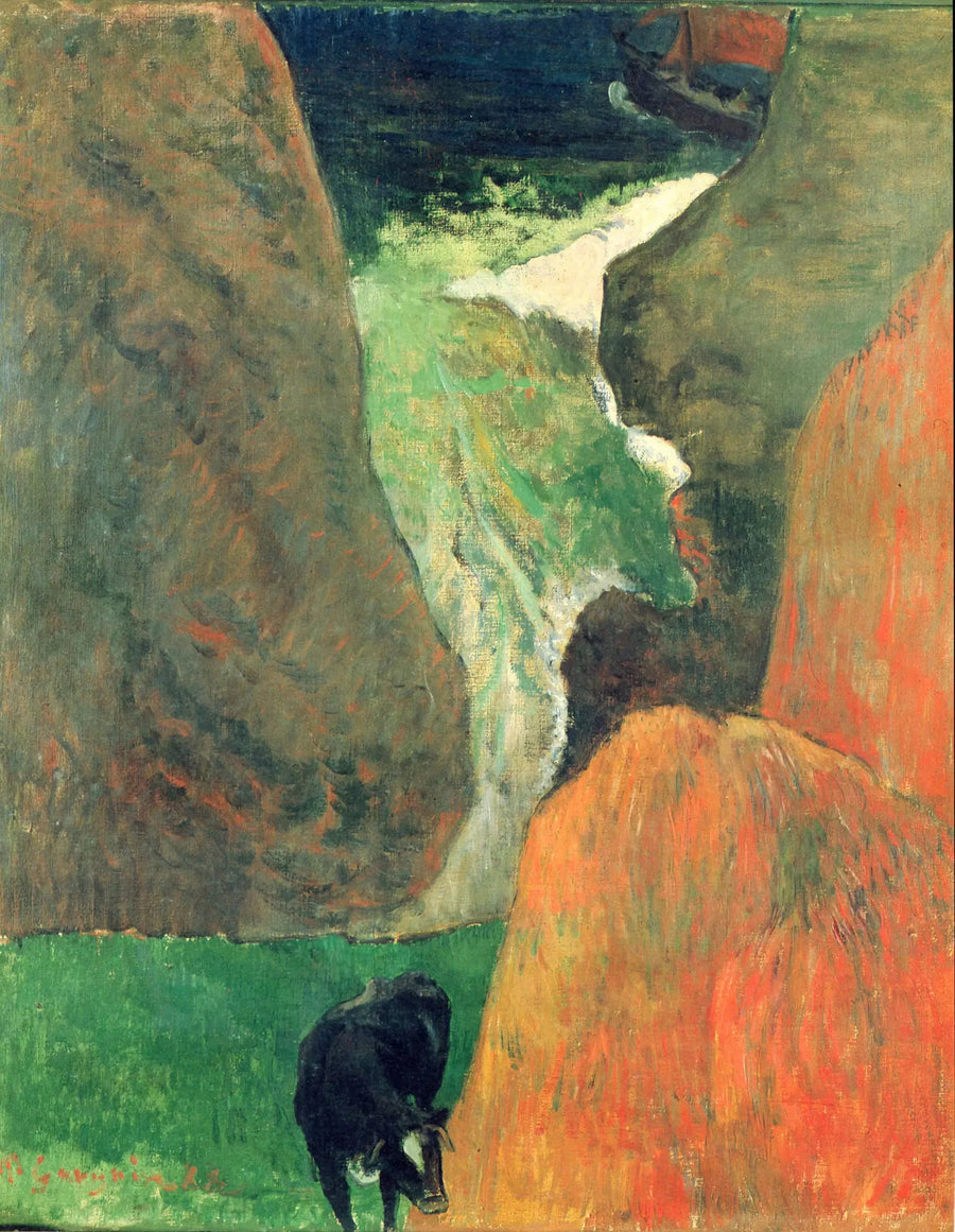 Marine med ku - Paul Gauguin
