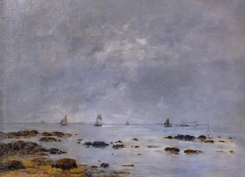 Marine, stillhet - Eugène Boudin