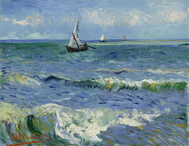 Marint landskap nær Saintes-Maries-de-la-Mer - Vincent van Gogh