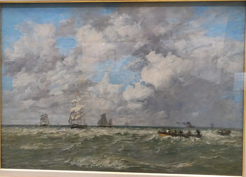 Marines, de lammefiskerne - Eugène Boudin