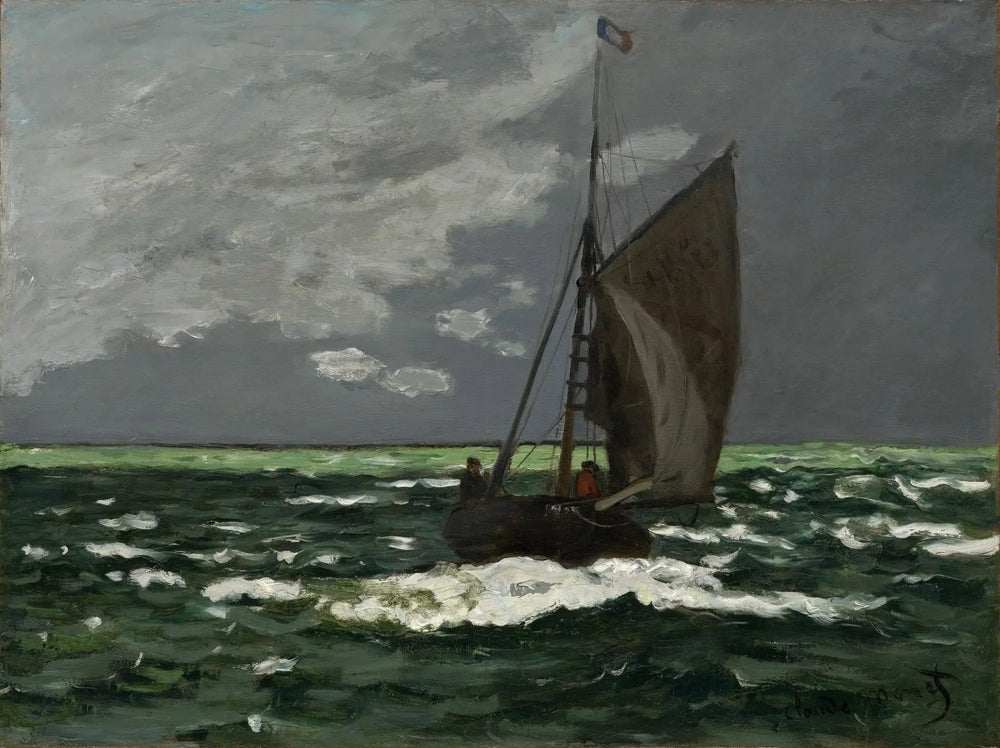 Marines, orage - Claude Monet image 1 copie de tableau peinte à la main
