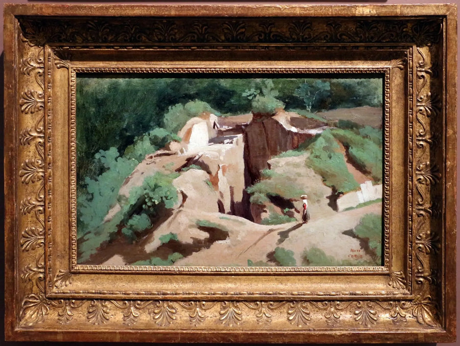 Marino. En vask - Jean-Baptiste Camille Corot