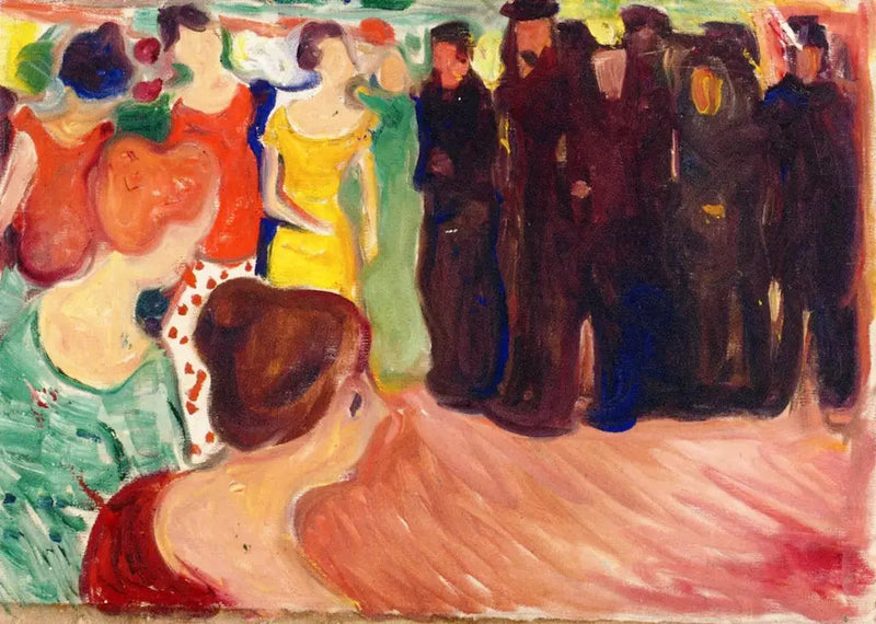 Marinene i havnen - Edvard Munch